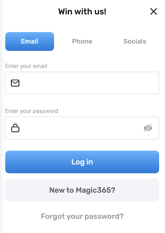 magic365 sign in